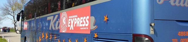 Uitwedstrijden, met de Vriendenkring Express 